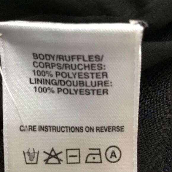 DKNYC Black Dress Embellishments Black Petals - Picture 10 of 15